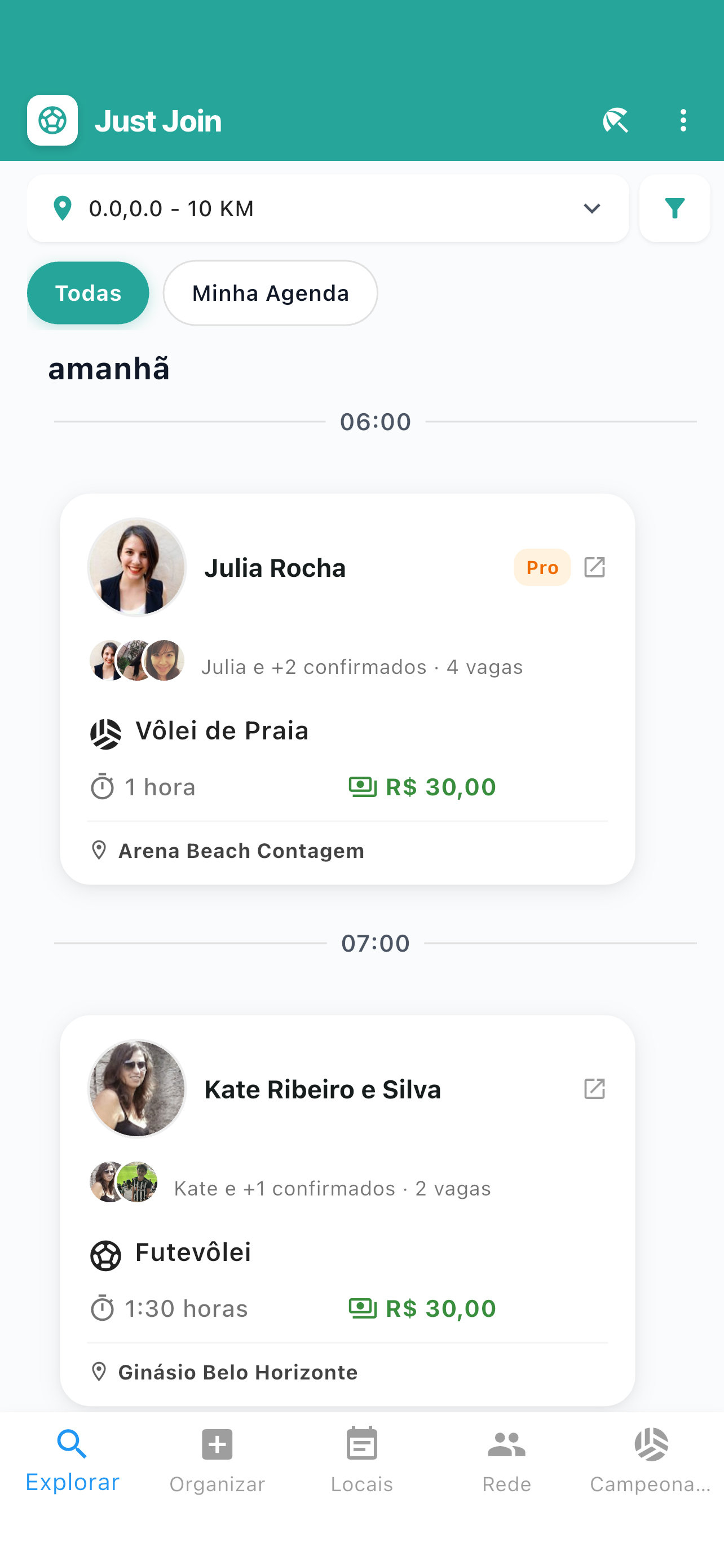 Just Join app preview
