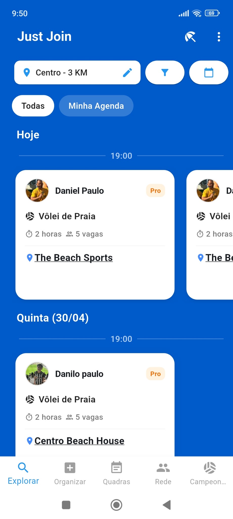 Just Join app preview